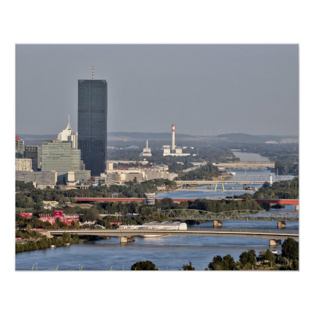 Pôster Donaucity, Viena Áustria (Frente)