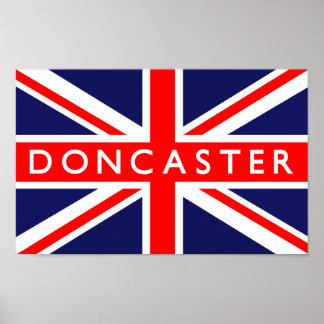Pôster Doncaster UK Flag