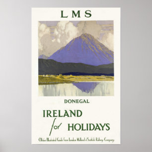 Poster Donegal, Ireland por feriados
