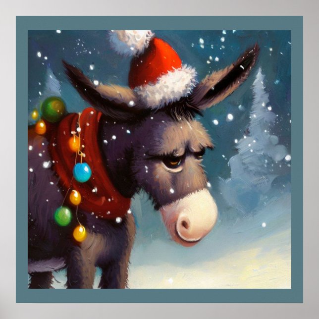 Poster Donkey Natal 2 (Frente)