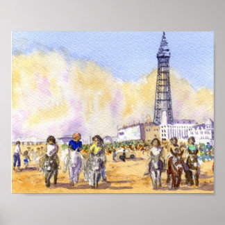 Pôster Donkey Rides - Blackpool