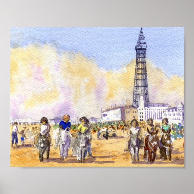 Pôster Donkey Rides - Blackpool (Frente)