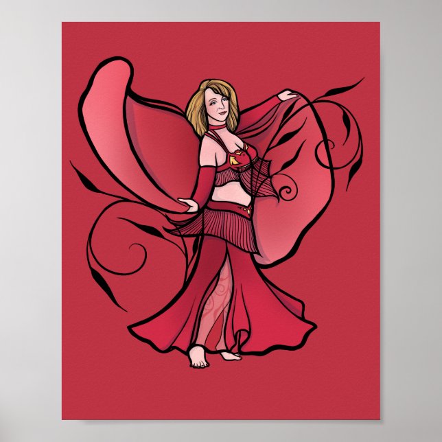 Poster Donna Belly Dancer (Frente)