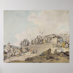 Pôster Donnybrook justo, 1782 (caneta, tinta e w/c no