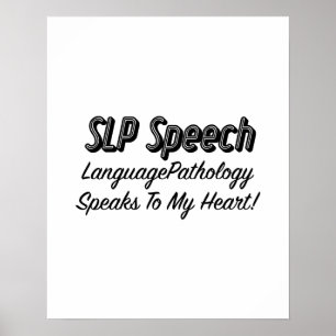 Poster Dons de Fala de Linguagem de SLP
