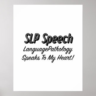 Poster Dons de Fala de Linguagem de SLP
