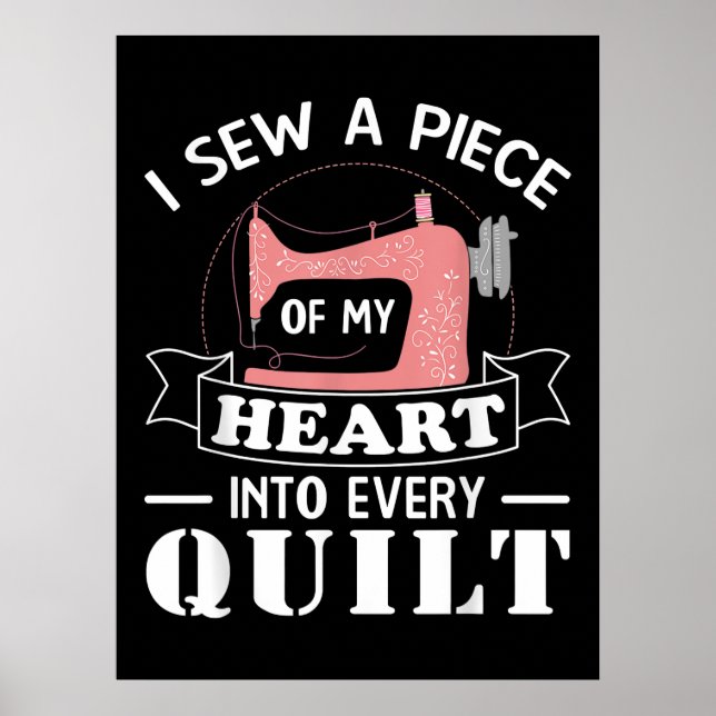 Poster Dons de Quilters Engraçados (Frente)