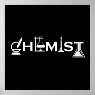 Poster Dons de química engraçada