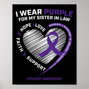 Poster Dons Produtos Mulheres Irmã Roxa Na Epilepsia Da L