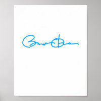 Don't Boo Vote - Barack Obama (azul branco) Sticke