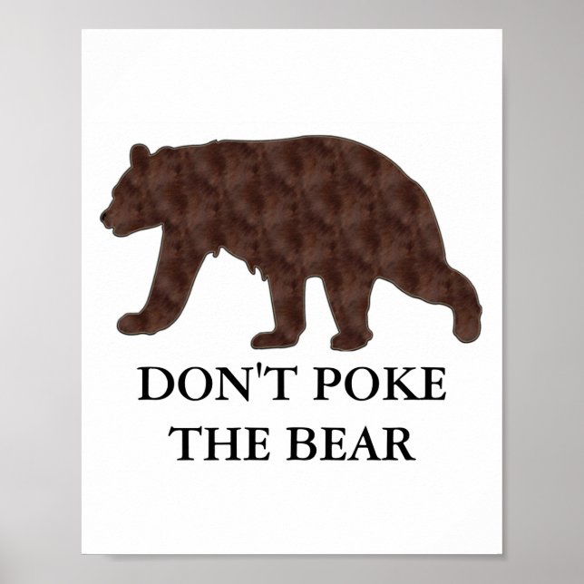 Poster Dont Ke The Bear  (Frente)