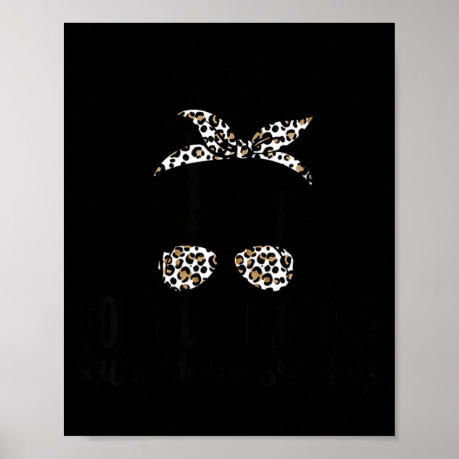 Poster Don't Let Monday Ruin Your Sunday Funny Humor Quot (Frente)