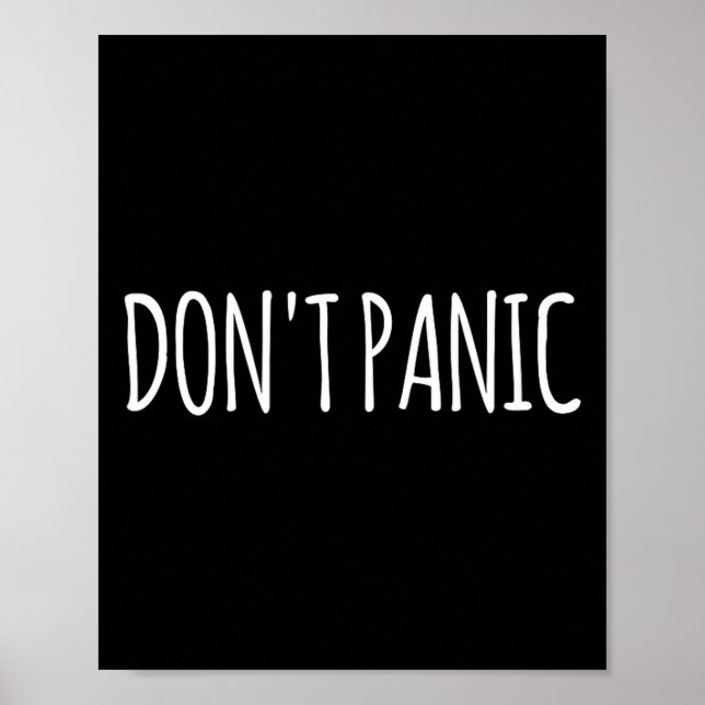 Poster Don't Panic  (Frente)