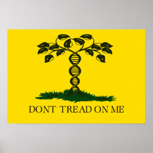 Poster Don't Tread on Me - for scientists