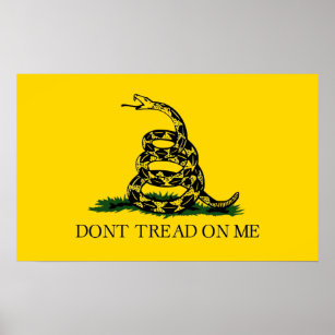 Pôster Dont Tread On Me - Gadsden Flag