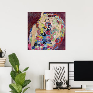 Pôster Donzela (Virgem), Gustav Klimt, Arte Nova Antiga