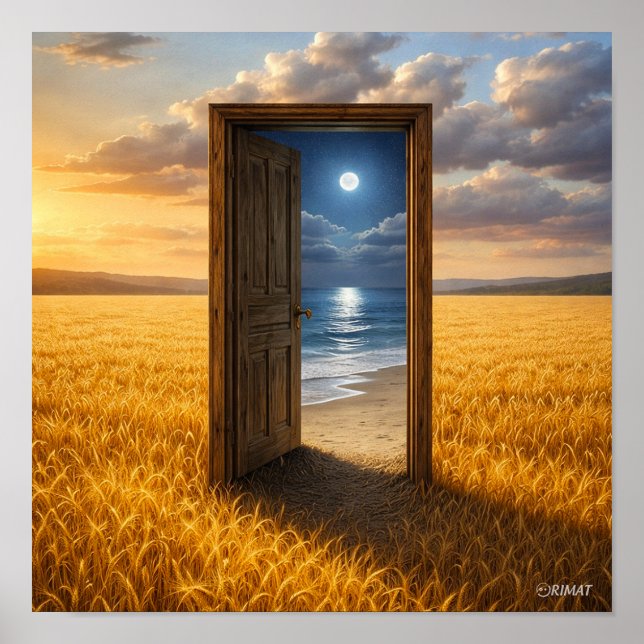 Poster Door in the Wheat (Frente)