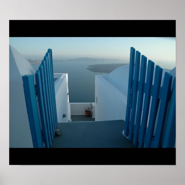 Poster Door to Santorini (Frente)