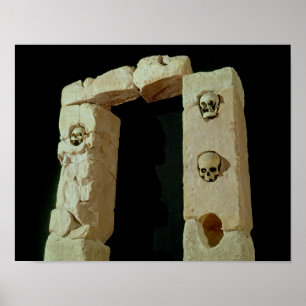Poster Doorway with Skulls