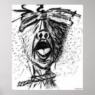 Poster Dor e Frustração - Esquema do Lápis