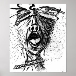 Poster Dor e Frustração - Esquema do Lápis