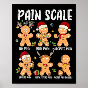 Poster Dor Em Escala De Gingerpão Trauma Enfermeira De Na