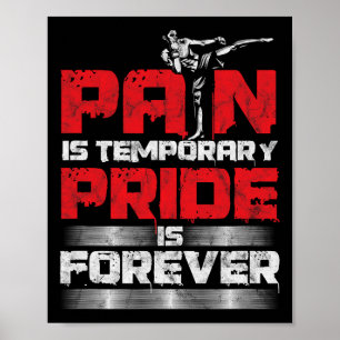 Poster Dor Mma Incrível É Temporária Kickboxing
