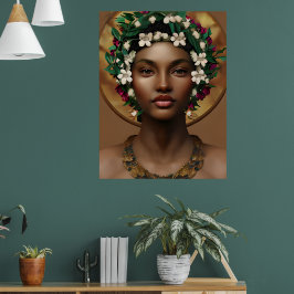 Poster Dor na Potência | Rainha Afro-Americana