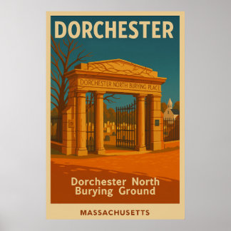 Poster Dorchester North Burying Ground Viagem