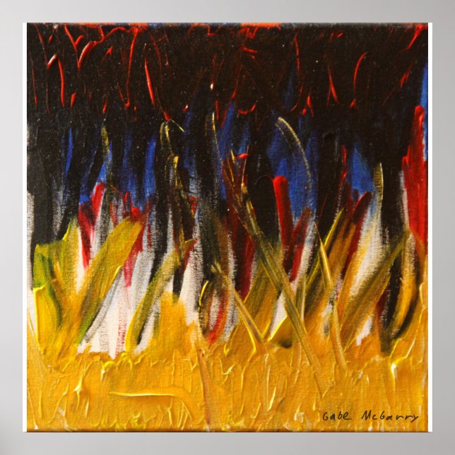 Poster Dores de sonhos e realidades - um Gabriel McGarry (Frente)