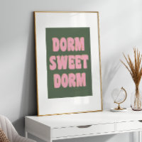 Dorm Sweet Dorm Colorir Cor-de-Rosa