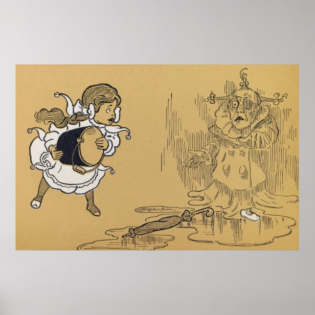 Pôster Dorothy derretendo bruxas pervertidas Feiticeiras  (Frente)