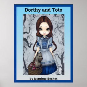 Poster Dorthy e Toto por Jasmine Becket
