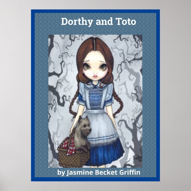 Poster Dorthy e Toto por Jasmine Becket Griffin (Frente)