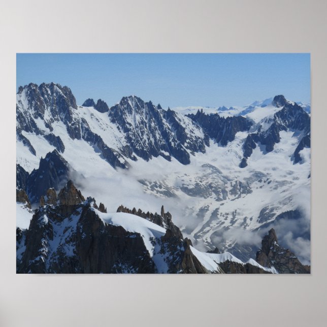Poster dos Alpes Franceses (Frente)