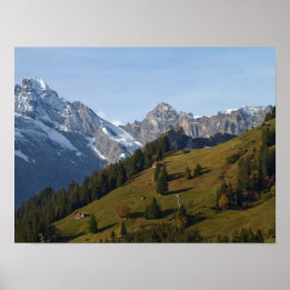 Poster dos Alpes suíços