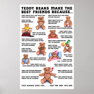 Poster dos Amigos do Urso de Teddy