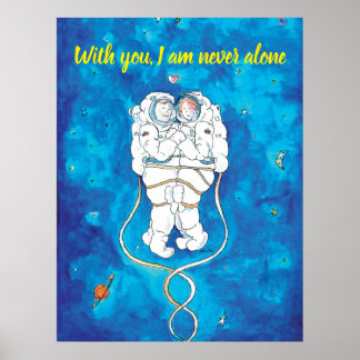 Poster dos astronautas adoradores de dia de os nam