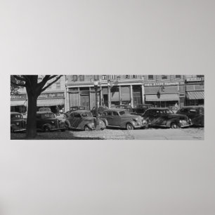 Poster dos automóveis do vintage