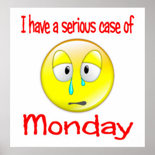 Poster dos azuis de segunda-feira