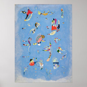 Poster dos azul-céu de Kandinsky