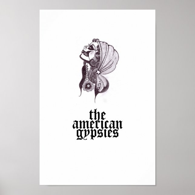 Poster dos ciganos americanos (Frente)