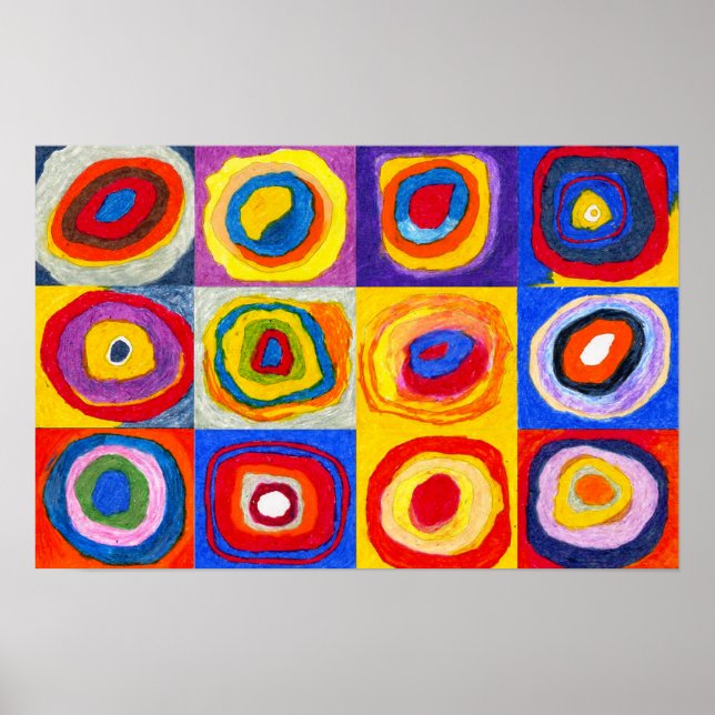 Poster dos Círculos Kandisnky (Frente)