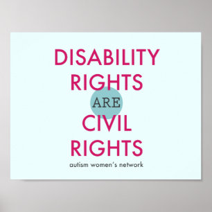 Poster dos direitos de inabilidade
