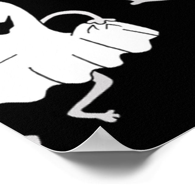 Poster dos Fantasmas Goofy (Borda)