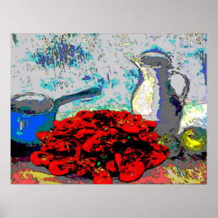 Pôster Dos lagostins vida ainda, Fauvism