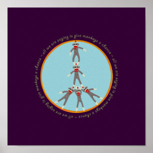 Poster dos Macacos da Paz