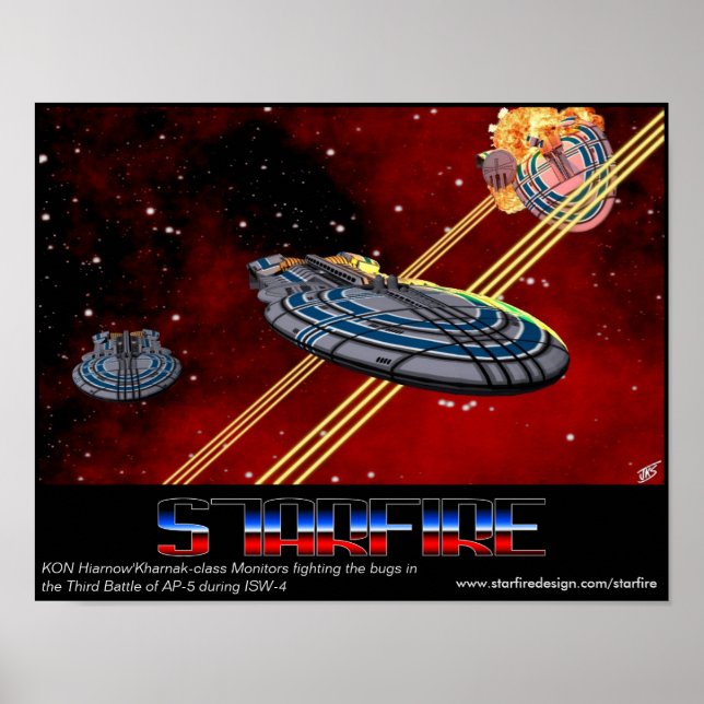 Poster dos monitores KON Hiarnow'Kharnak no AP-5 (Frente)