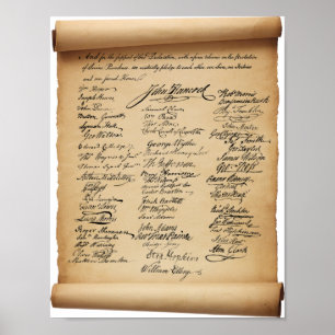 Poster dos signatários