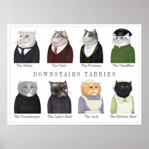 POSTER DOS TABBIES DO ANDAR DE BAIXO